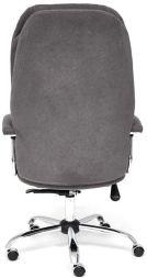 Кресло SOFTY LUX флок , серый, 29