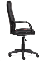 Кресло PARMA кож/зам, черный/бордо, 36-6/36-7