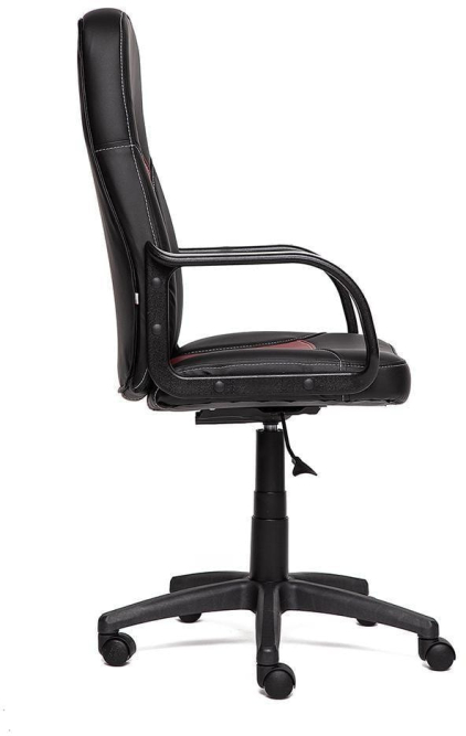 Кресло PARMA кож/зам, черный/бордо, 36-6/36-7