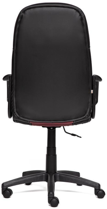 Кресло PARMA кож/зам, черный/бордо, 36-6/36-7