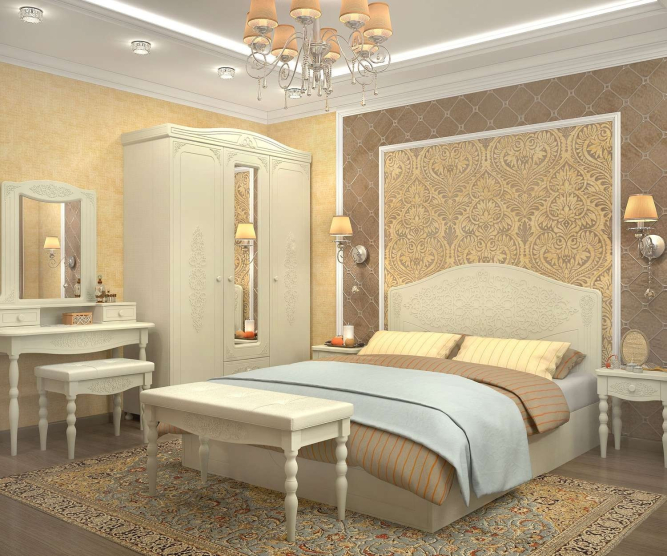 Кровать Ассоль плюс АС-30 ваниль