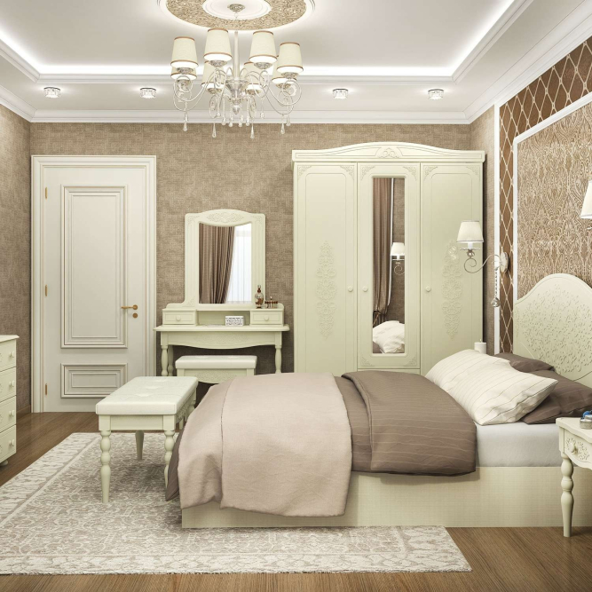 Кровать Ассоль плюс АС-30 ваниль