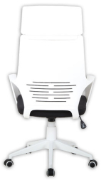 Кресло офисное BRABIX PREMIUM "Prime EX-515", пластик белый, ткань, черное, 531812