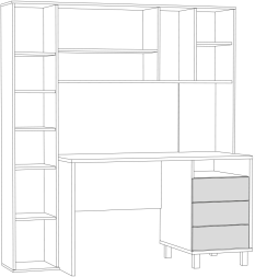 Стол рабочий 12.95 N Комфорт