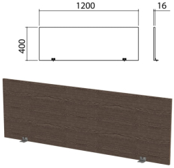 Экран-перегородка Канц прямая