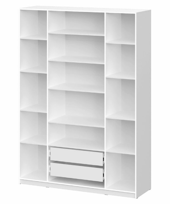 Шкаф 4-створчатый ШК 5 (1600) Белый текстурный