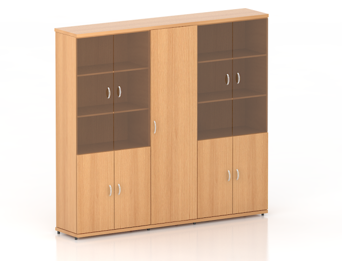 Шкаф высокий КЭ111 (КЭ17*2+КЭ24+КЭ30+КЭ22*4+БСКТ410*4+ФС03*4)