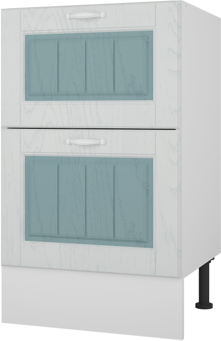 Стол рабочий 500 мм с двумя ящиками Камелия