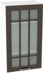 Шкаф верхний высокий со стеклом с 1 створкой ШВС509 Прага