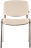 Стул для персонала и посетителей BRABIX "Iso CF-001", хромированный каркас, кожзам бежевый, 531425