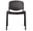 Стул STAFF "Iso Plast CF-009", черный каркас, пластик черный, 532569