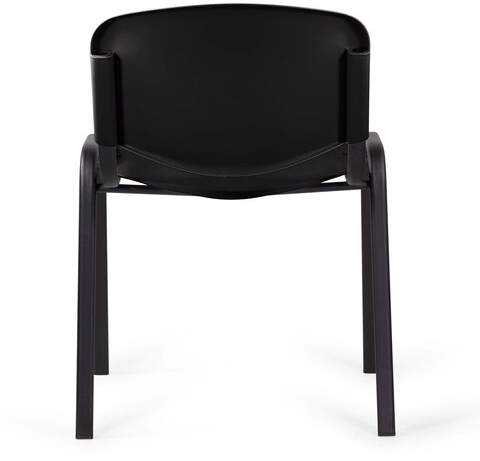 Стул STAFF "Iso Plast CF-009", черный каркас, пластик черный, 532569