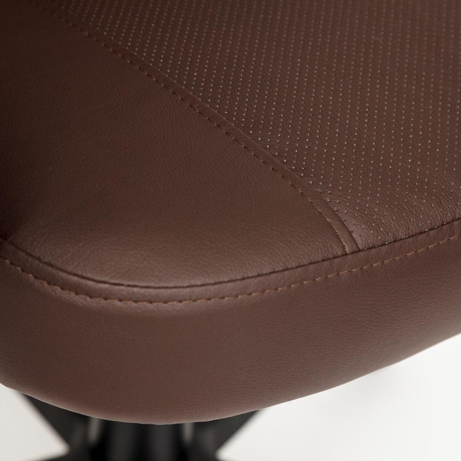 Кресло DEVON кож/зам, коричневый/коричневый перфорированный, 36-36/36-36/06