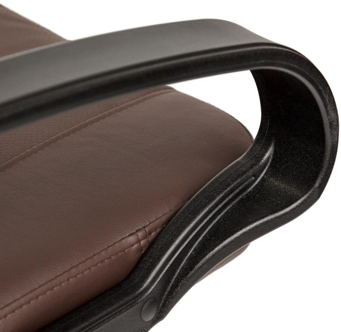 Кресло DEVON кож/зам, коричневый/коричневый перфорированный, 36-36/36-36/06