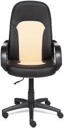 Кресло PARMA кож/зам, черный/бежевый, 36-6/36-34
