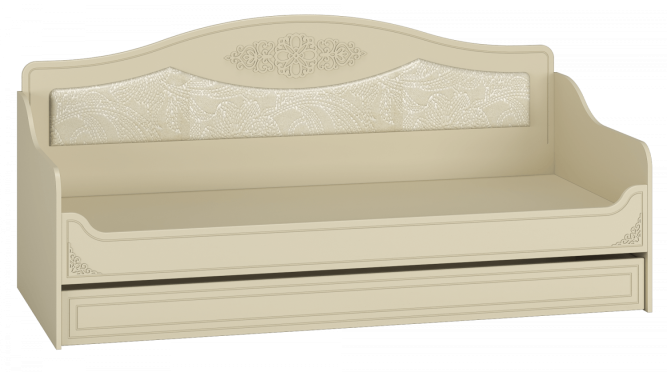 Кровать Ассоль плюс АС-47 ваниль