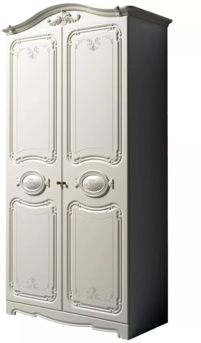 Шкаф комби 2-х дв. Азалия Эмаль