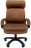 Кресло офисное Chairman СН 505, НАГРУЗКА до 150 кг, велюр, коричневое, 7127987