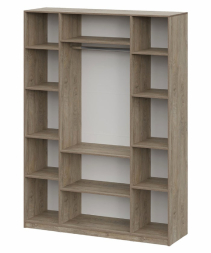 Шкаф 4-створчатый ШК 5 (1600) Дуб Эндгрейн/Меланж