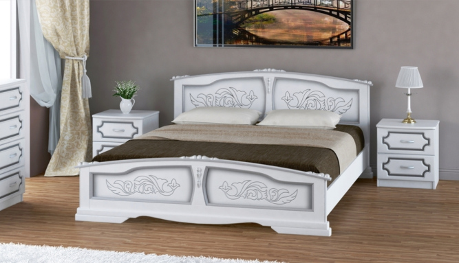 Кровать из массива Елена