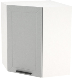 Шкаф верхний угловой с 1 ств. ШВУ 590 Глетчер