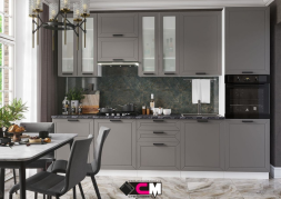 Кухня Альфа Холст вулканический комплект 1