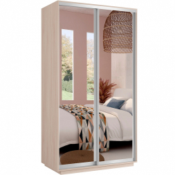 Шкаф-купе Хит (Зеркало) Дуб молочный