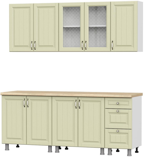 Кухонный гарнитур Прованс (Фисташковый структурный)