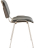 Стул для персонала и посетителей BRABIX "Iso CF-001", хромированный каркас, кожзам серый, 531426