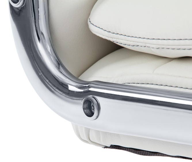 Кресло SOFTY LUX кож/зам, белый, 36-01