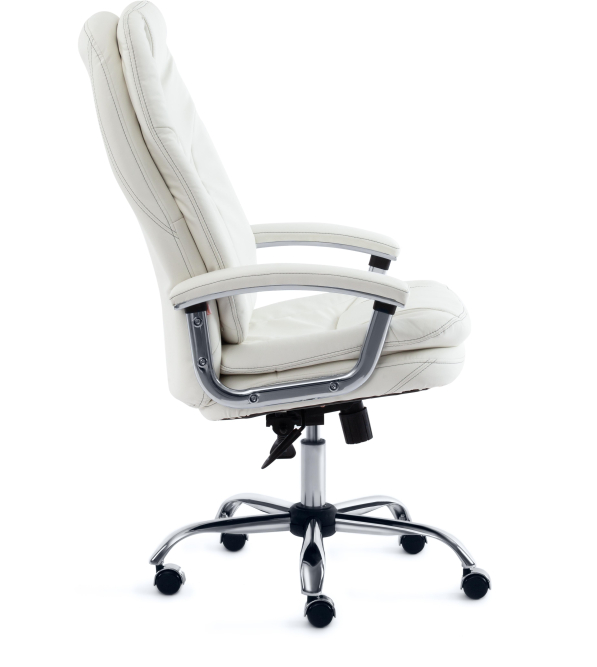 Кресло SOFTY LUX кож/зам, белый, 36-01