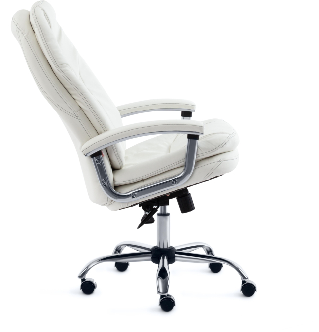 Кресло SOFTY LUX кож/зам, белый, 36-01