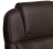 Кресло BERGAMO (хром) кож/зам, коричневый, 36-36