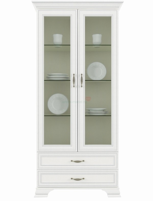 Шкаф с витриной 2V2S Тиффани ANREX