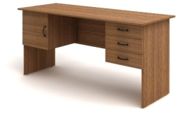 Стол 2-тумбовый (3 ящика + дверка) СК29