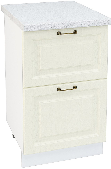 Шкаф нижний 2 ящика Кухня Ницца ШН2Я 500