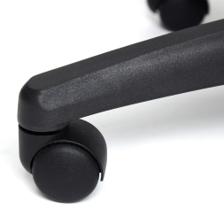 Кресло TWISTER кож/зам, черный/бордо, 36-6/36-7