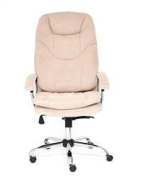 Кресло SOFTY LUX флок , бежевый, 7