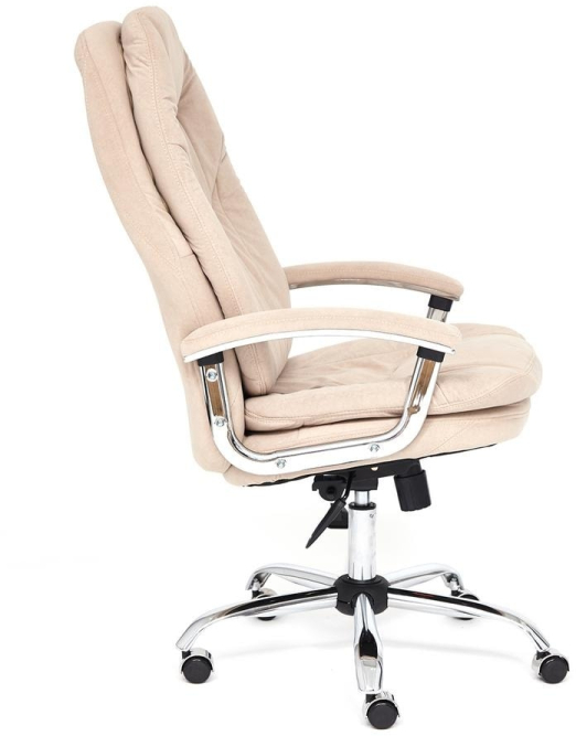 Кресло SOFTY LUX флок , бежевый, 7