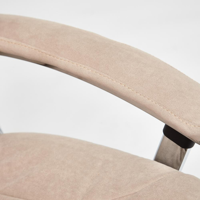 Кресло SOFTY LUX флок , бежевый, 7