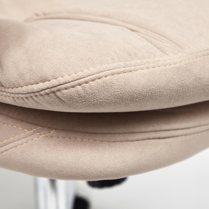 Кресло SOFTY LUX флок , бежевый, 7