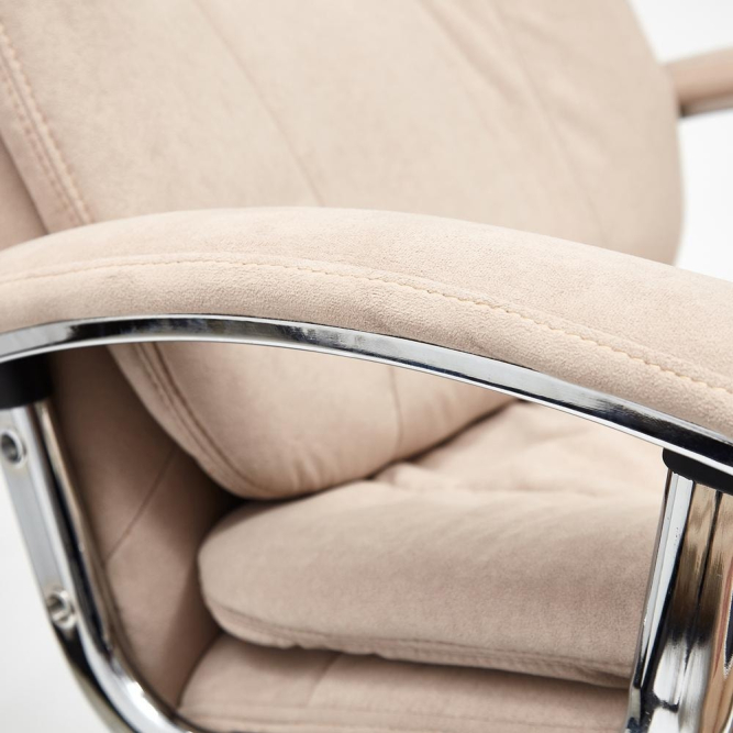 Кресло SOFTY LUX флок , бежевый, 7