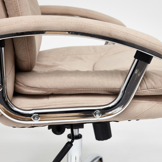Кресло SOFTY LUX флок , бежевый, 7