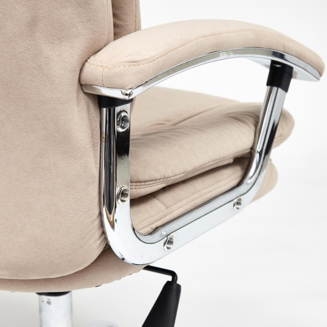 Кресло SOFTY LUX флок , бежевый, 7