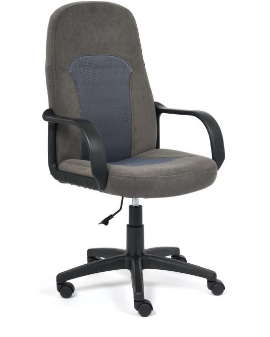 Кресло PARMA флок/ткань, серый, 29/TW-12