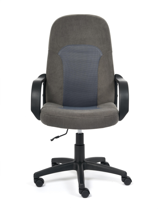 Кресло PARMA флок/ткань, серый, 29/TW-12