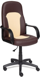 Кресло PARMA кож/зам, коричневый/бежевый, 36-36/36-34
