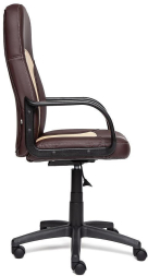 Кресло PARMA кож/зам, коричневый/бежевый, 36-36/36-34