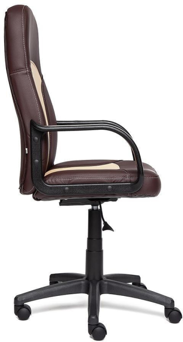 Кресло PARMA кож/зам, коричневый/бежевый, 36-36/36-34