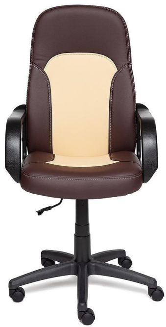 Кресло PARMA кож/зам, коричневый/бежевый, 36-36/36-34